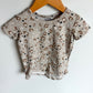 Jax + Lennon Bamboo Grey Animal Print T-shirt / 18-24m