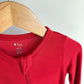 Kyte Red Bamboo Jumpsuit or Sleeper / 18-24m