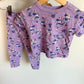Purple Minnie PJ Set / 12-18m