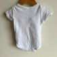 Set of 3 White Bodysuits / 18m