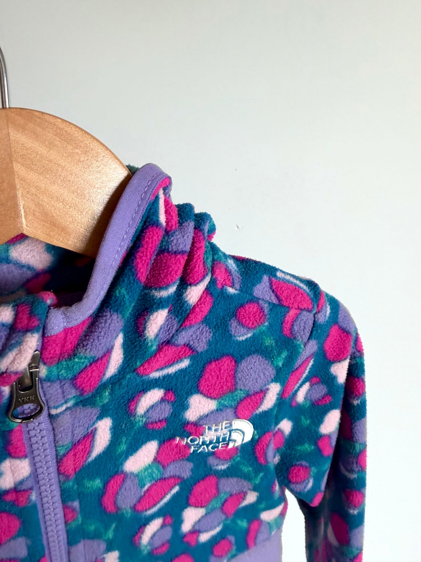 North Face Purple Fleece Zip Hoodie / 2T