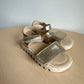 H&M Gold Strap Sandals / Size 2.5-3 Toddler Footwear