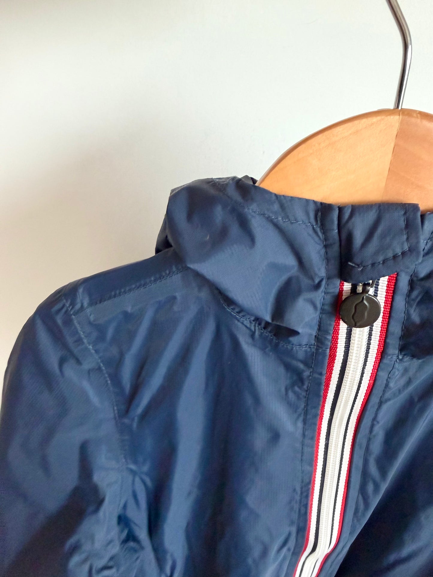 Peekaboo Beans Navy Light Rain Jacket / 3T