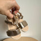 H&M Gold Strap Sandals / Size 2.5-3 Toddler Footwear