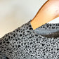 Heart Grey Animal Print Top / 3T