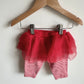 Tutu Red Striped Pants / 0-3m