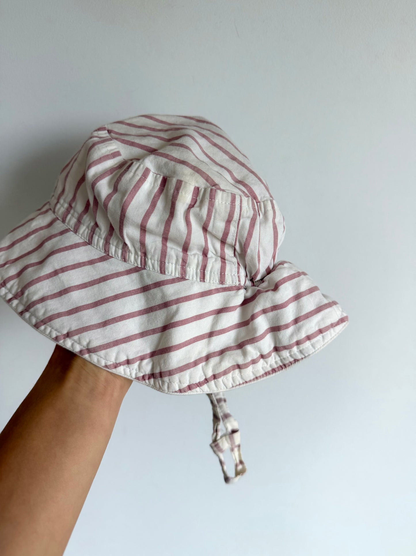 Pehr Rouge Striped Sun Hat / 12-18m