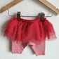 Tutu Red Striped Pants / 0-3m