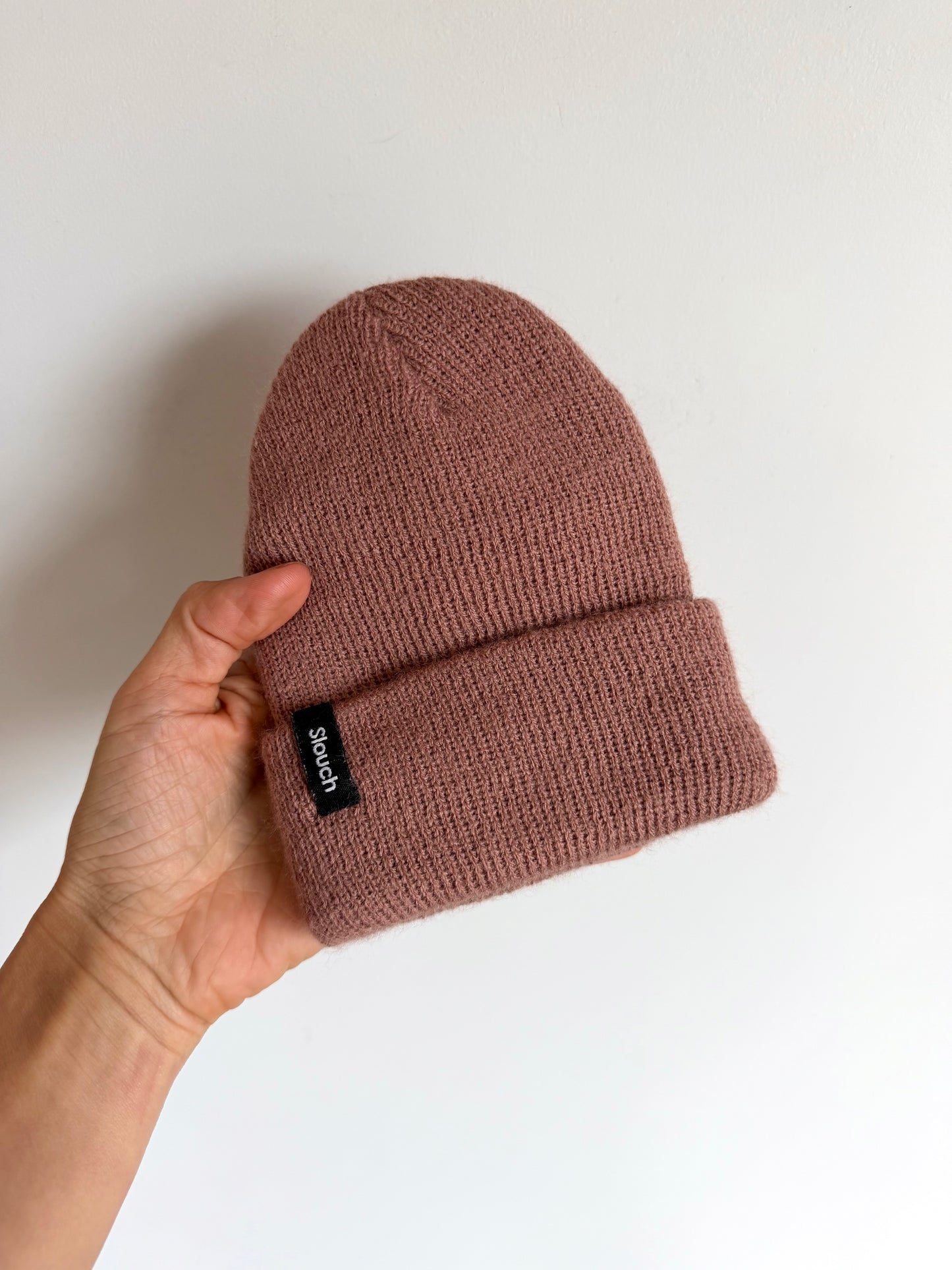 Slouch Pink Toque / 0-12m