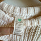 Cream Organic Sweater / 6-9m