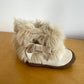Cream Fuzzy Boots / Size 5 Toddler