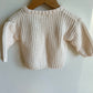 Cream Organic Sweater / 6-9m