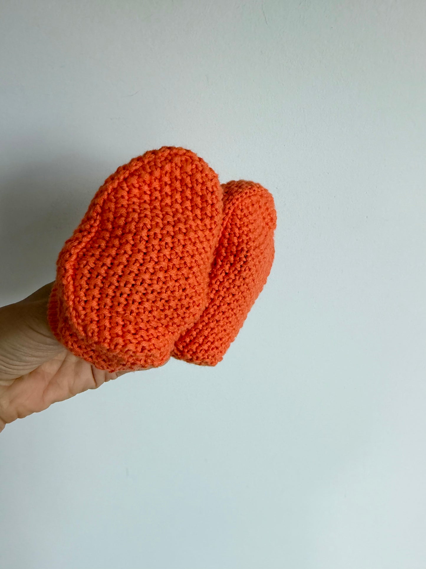 Orange Pumpkin Slippers / 0-3m?