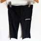 Adidas Black Ribbed Leggings / 3T