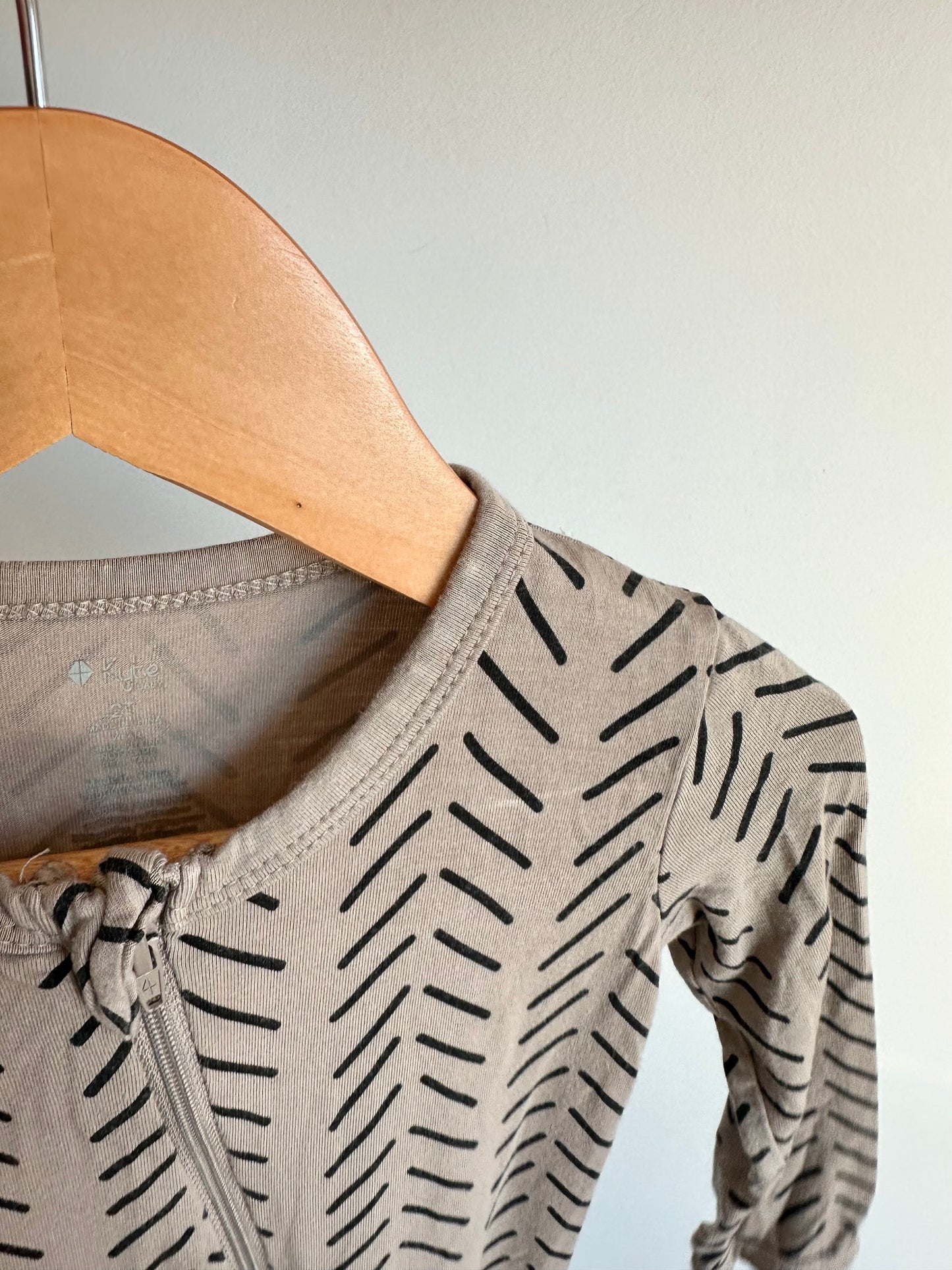 Kyte Herringbone Jumpsuit or Sleeper / 2T