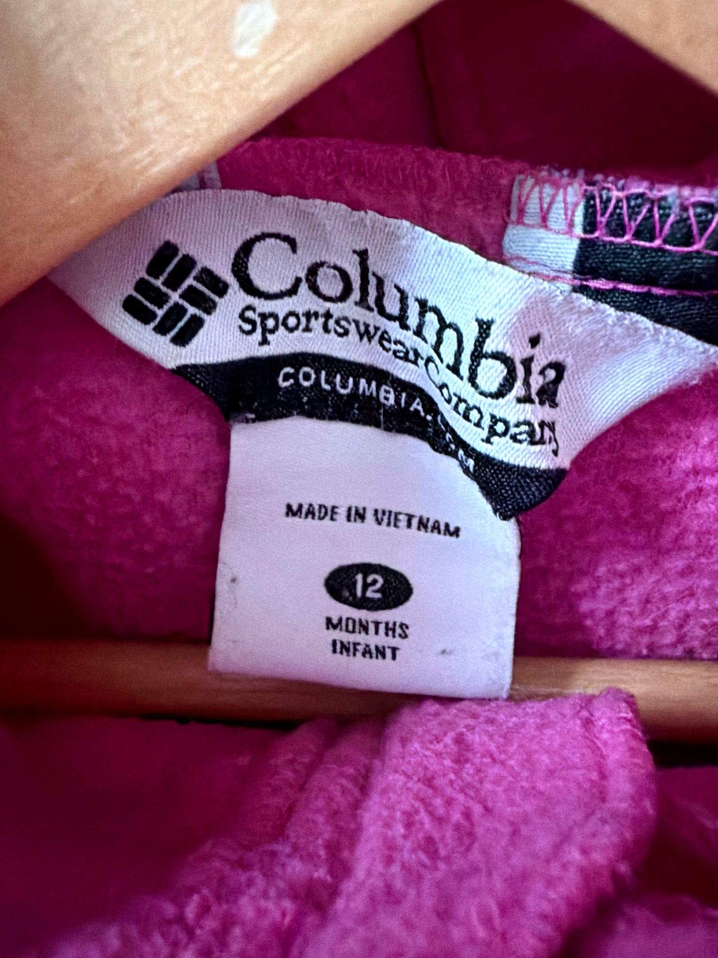Columbia Heart Hood Sweater / 12m
