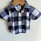 Checkered Collar T-Shirt / 0-3m