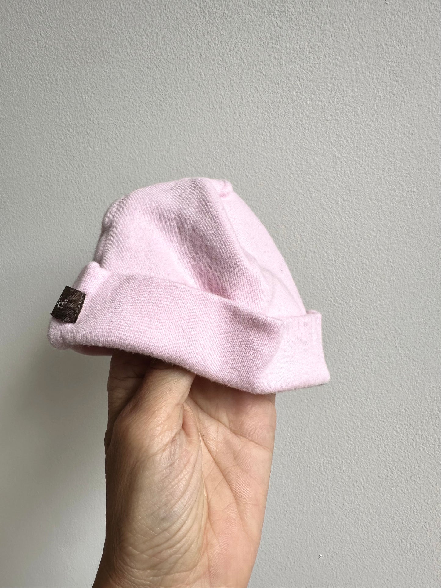 Pink Fold Over Hat / 1-3m