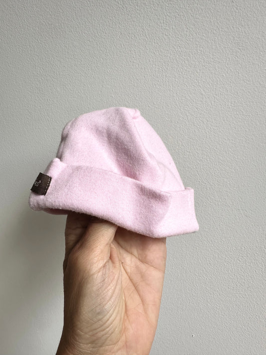 Pink Fold Over Hat / 1-3m