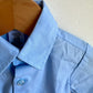Blue Button Up Top / 0-3m