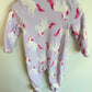 Unicorn Fleece Lilac Sleeper / 18m
