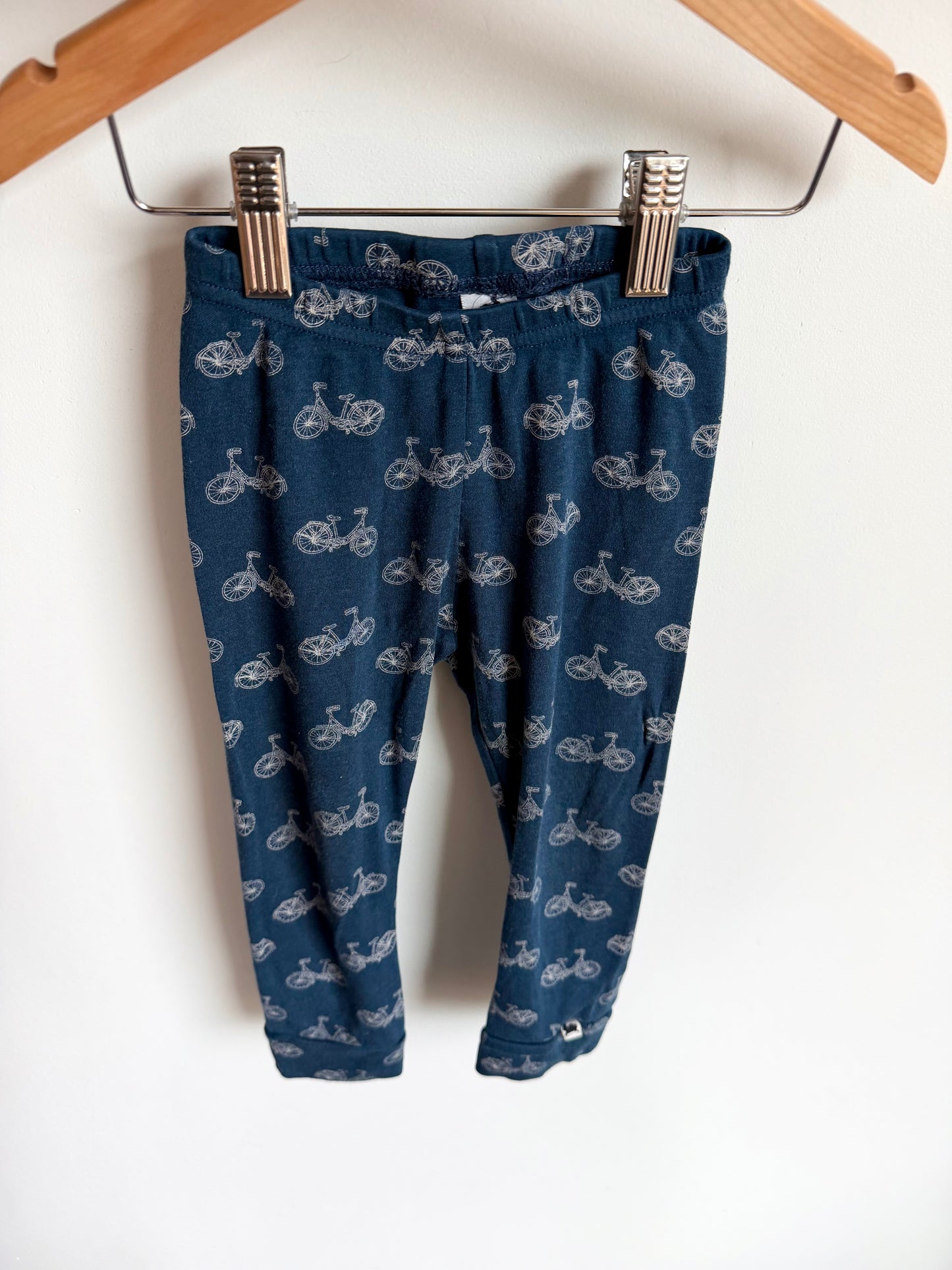 Little & Lively Navy Bike Leggings / 18-24m