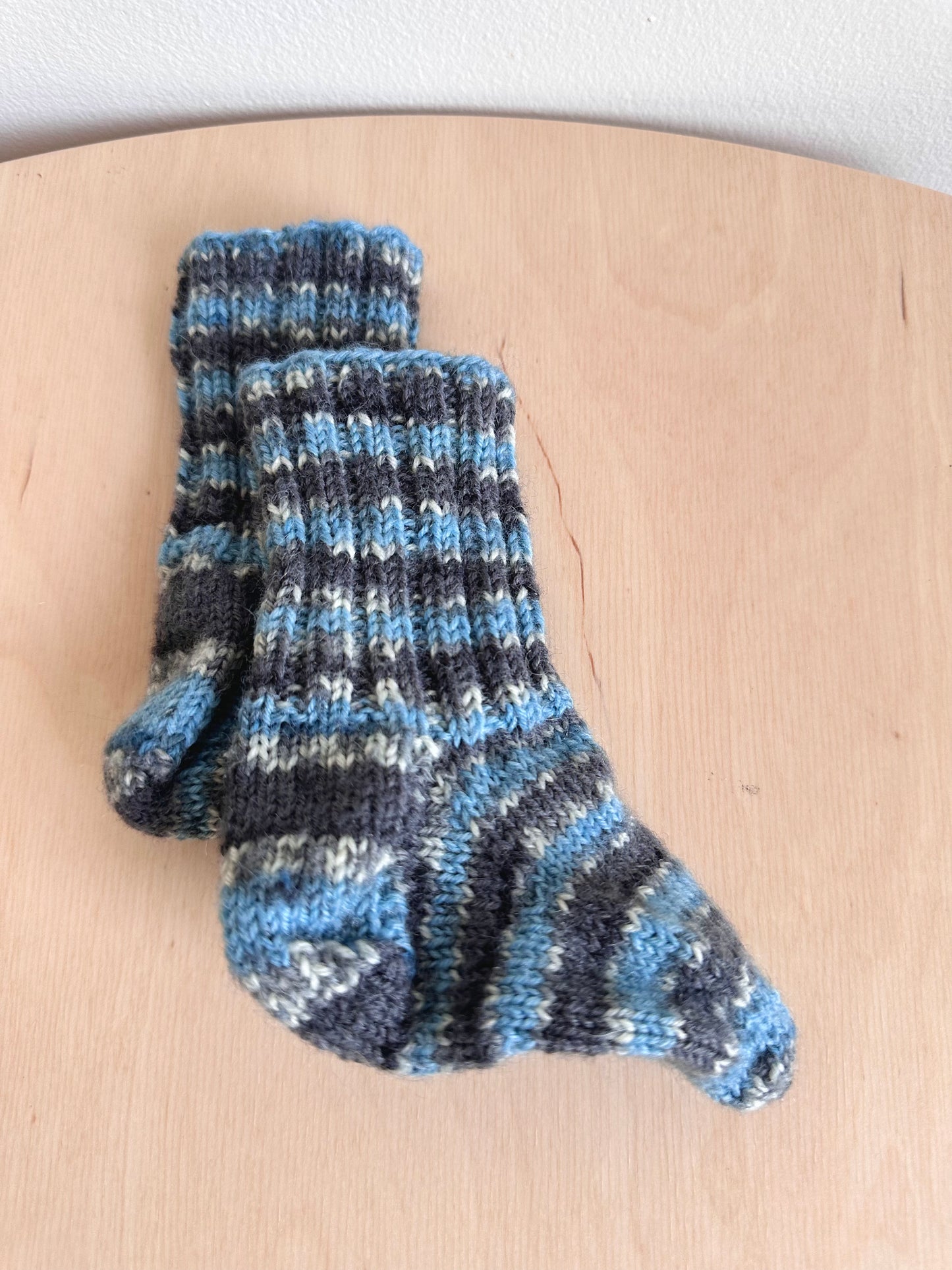 Knitted Striped Socks / 3-6m