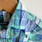Blue + Green Plaid Button Up / 3m
