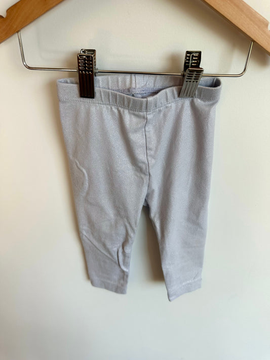Ice Blue Sparkly Pants / 12m