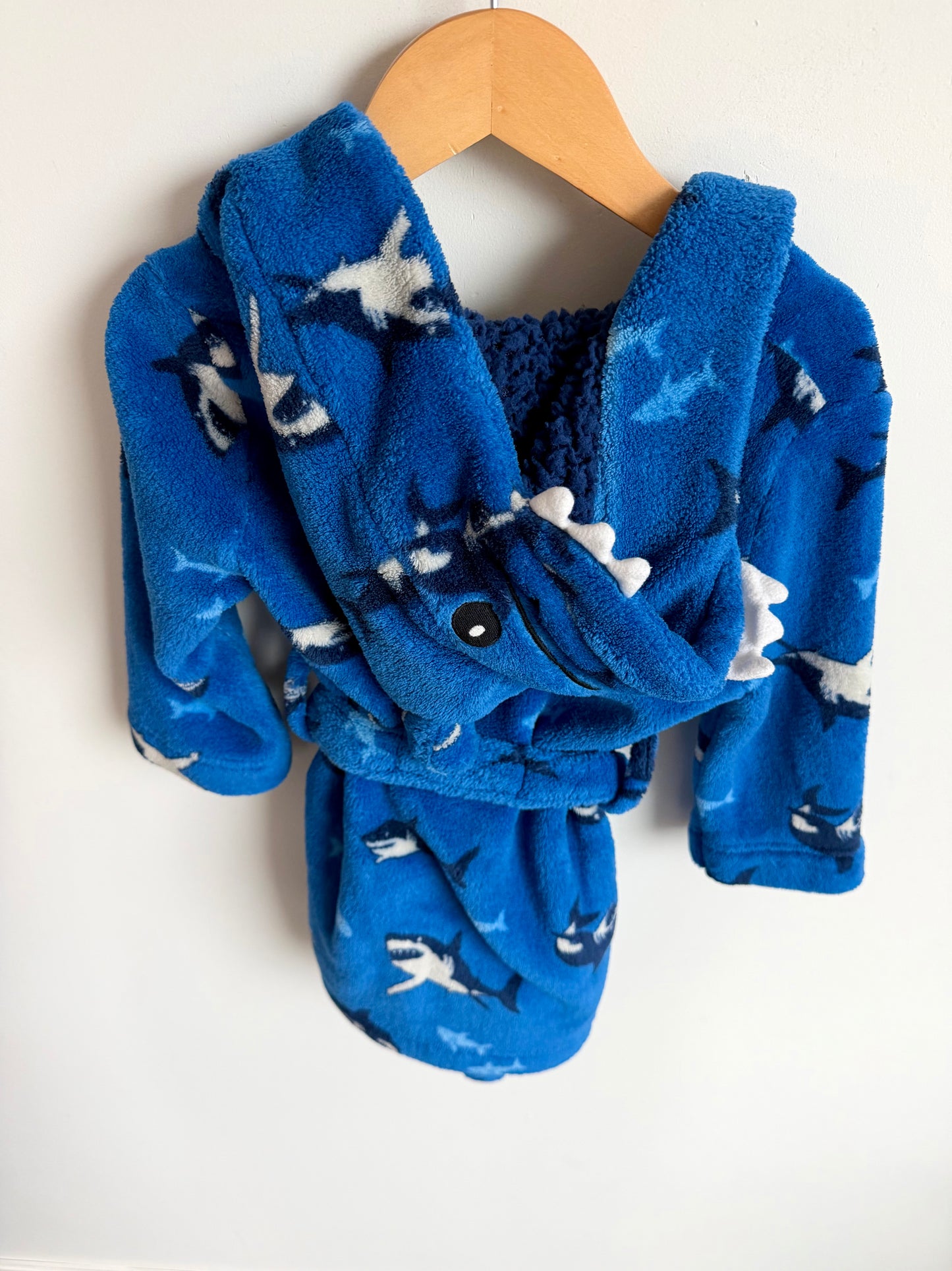 Blue Shark Robe / 2-3T