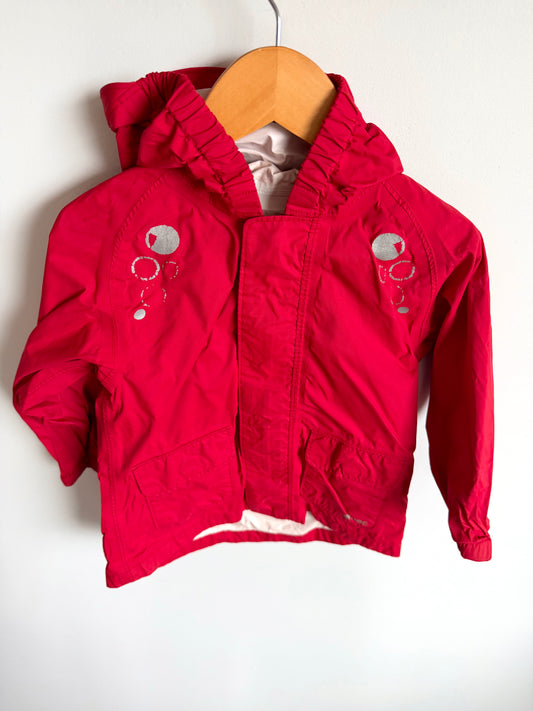 Red Mec Rain Jacket (PLAY) / 24m