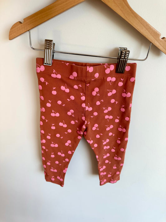 Coral Brown Cherry Pants / 12-18m