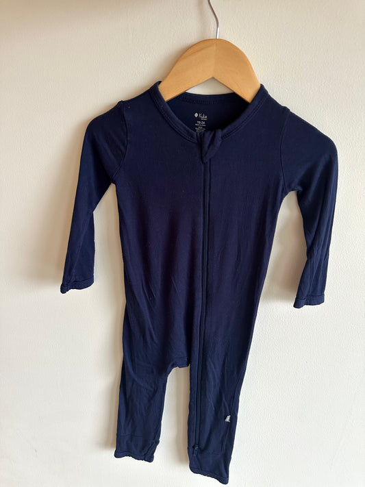 Kyte Bamboo Navy Footless Sleeper / 18-24m
