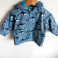 Hatley Colour Changing Blue Shark Rain Jacket / 12-18m