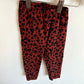 Animal Print Heart Brown Pants / 18m