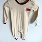 Cream Red Bear Sleeper / 18-24m