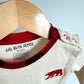 Cream Red Bear Sleeper / 18-24m