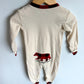 Cream Red Bear Sleeper / 18-24m