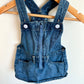Jean Zipper Overall Dress / 12-18m
