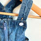Jean Zipper Overall Dress / 12-18m