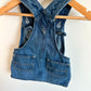 Jean Zipper Overall Dress / 12-18m