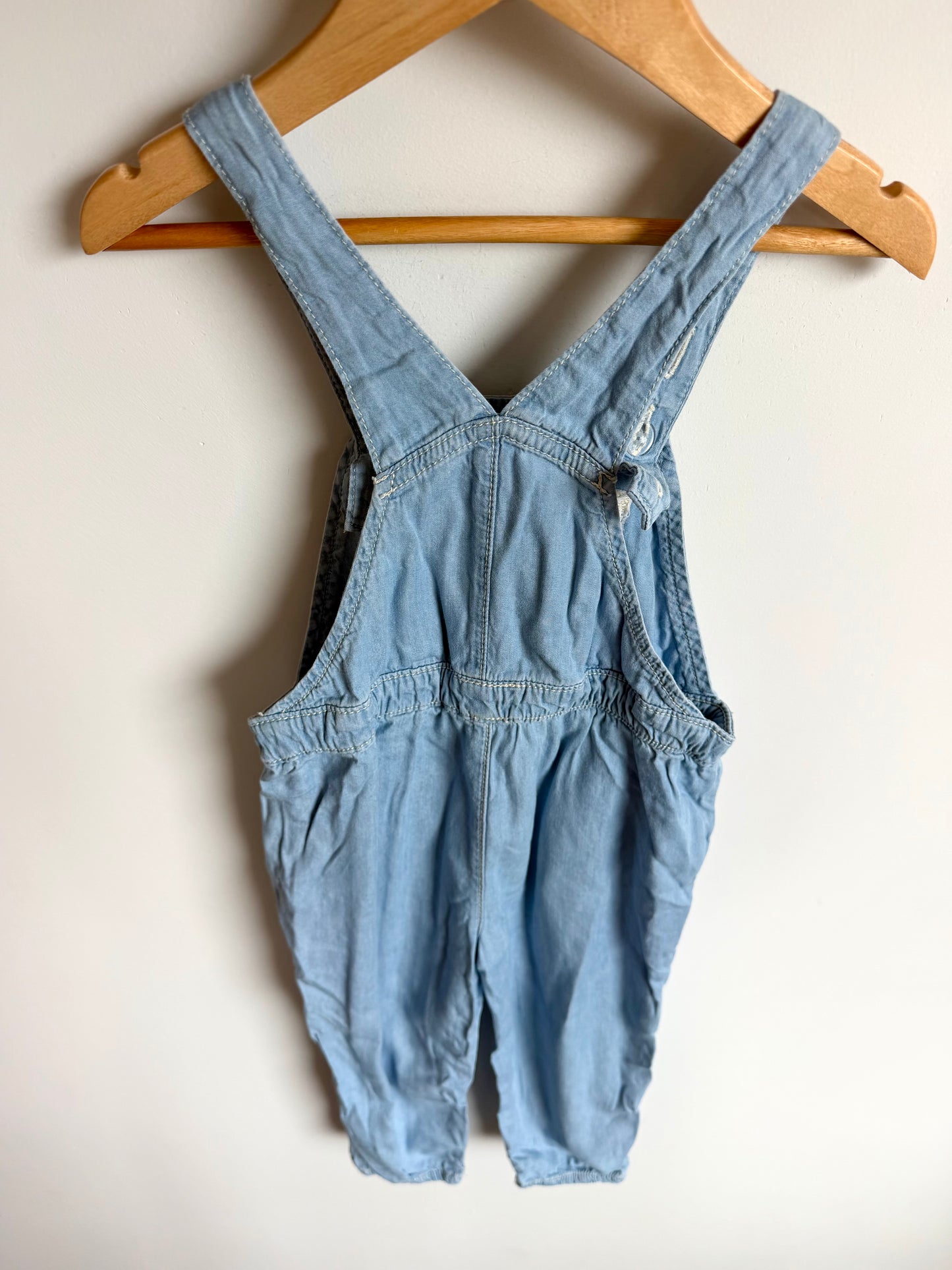 Oshkosh Chambray Overalls / 2T