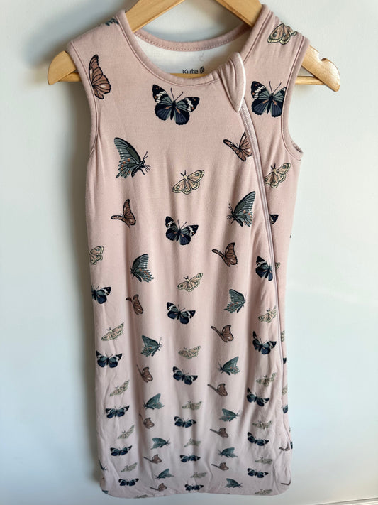 Kyte Blush Butterfly Bamboo 1.0TOG Sleep Bag / Large (18-36m)