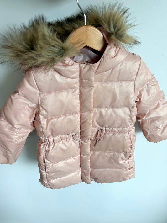 Gap Pink Down Puffer Jacket / 2T