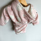 Pink Hooded Cloud Robe / 12m+