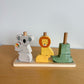 Wooden Stack & Sort Animals Toy Set (No Shipping)
