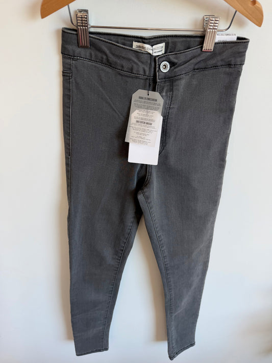 Zara Grey Skinny Jeans (With tags) / 11-12 years
