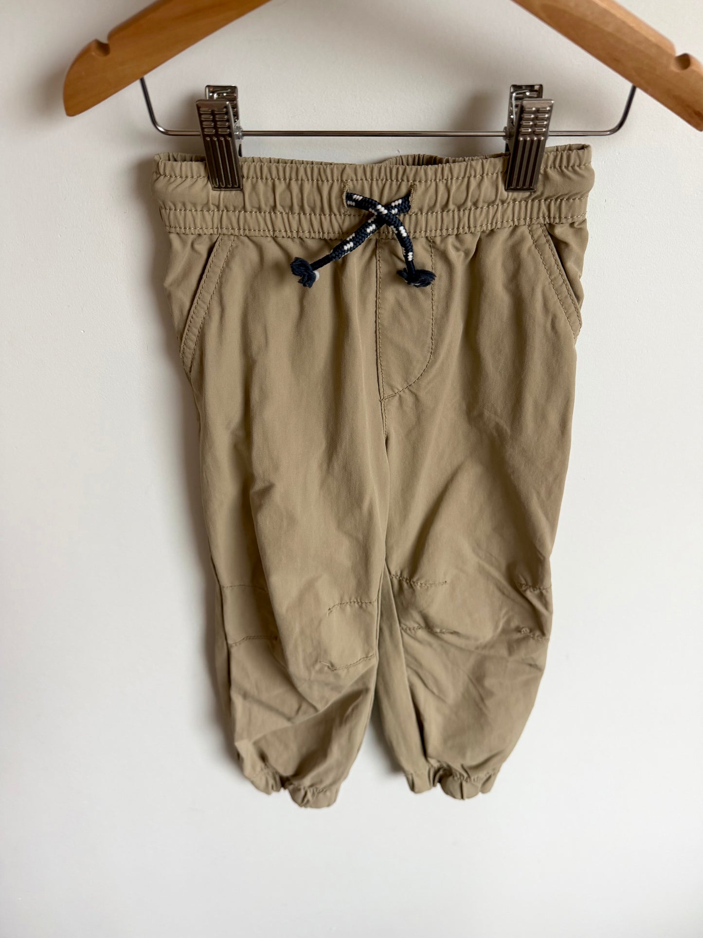 Tan Tapered Joggers / 3T