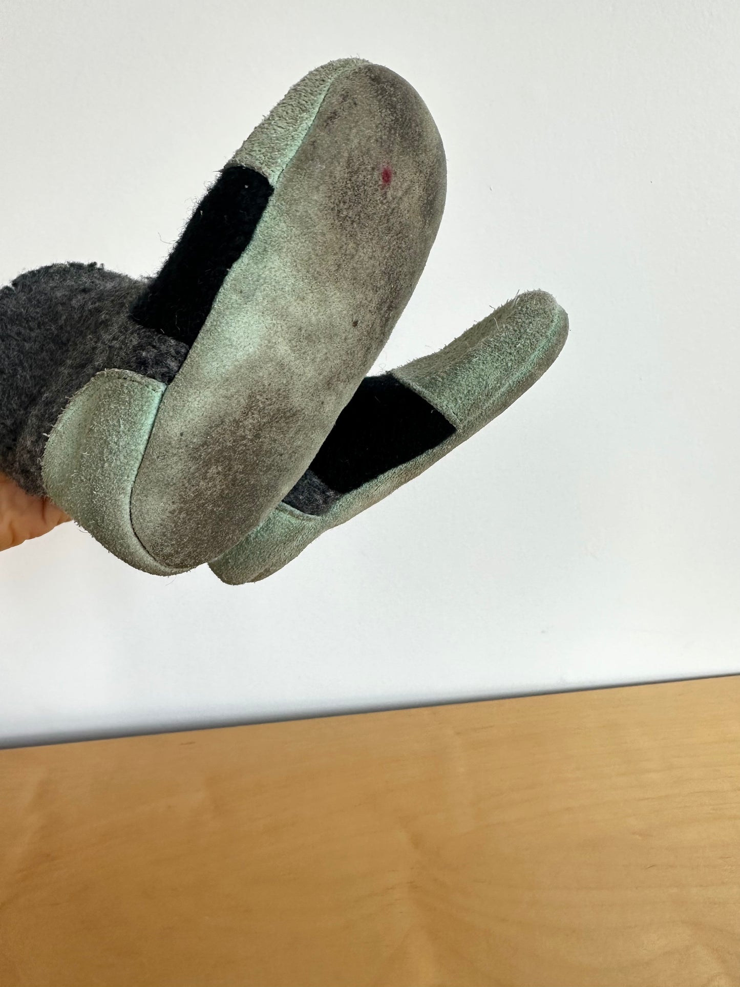 (HOLD) Nooks Mint Booties (PLAY) / Size 6 Toddler?