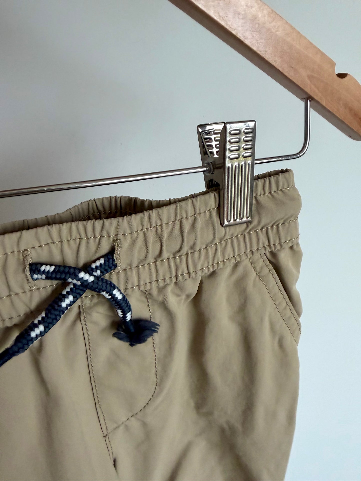 Tan Tapered Joggers / 3T